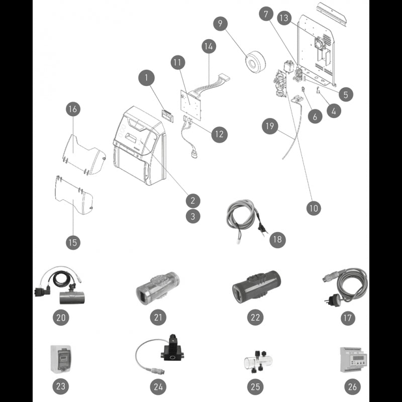 Pièces de rechange pour Electrolyseur AUTOSALT...