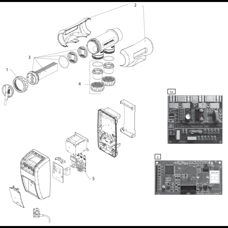 Pièces de rechange pour Electrolyseur COMPU-CHLOR II