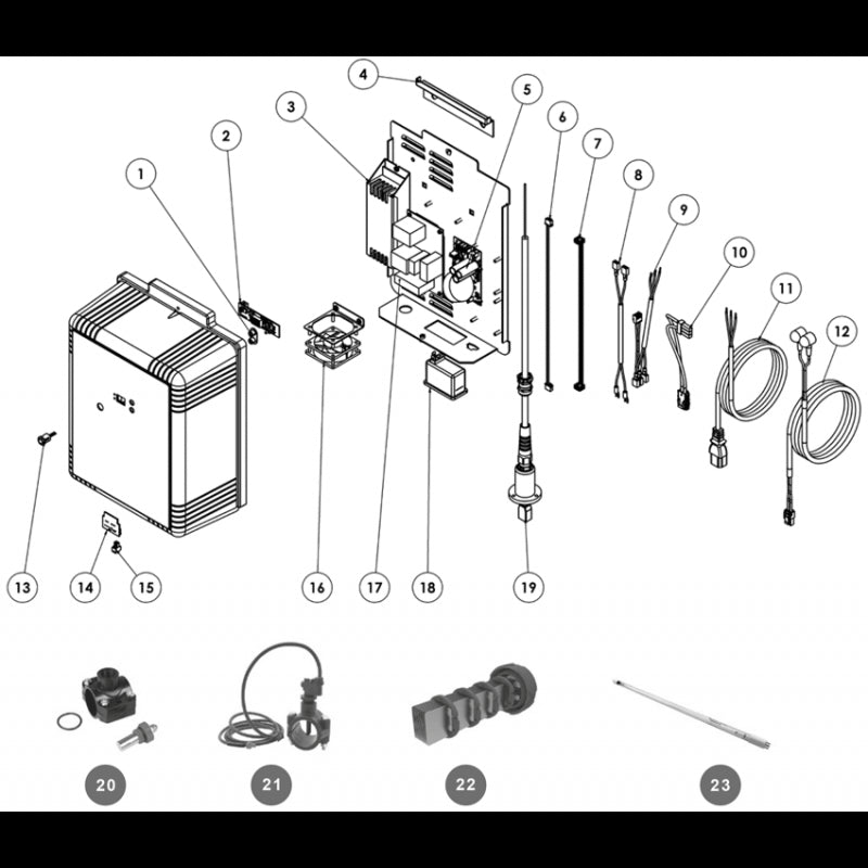 Pièces de rechange pour Electrolyseur JUSTSALT UV à...