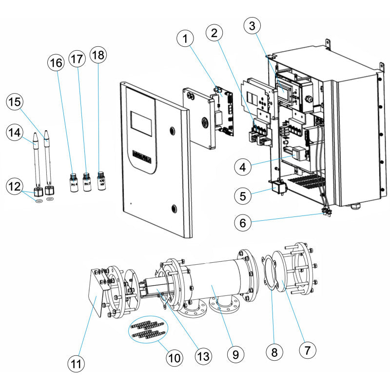 Pièces de rechange pour Système électrolyse EASY SALT